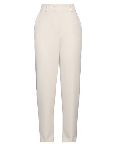 Essentiel Antwerp Woman Pants Off White Size 2 Recycled Polyester, Elastane