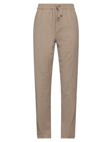 Les Deux Man Pants Khaki Size Xxl Wool, Polyester, Elastane In Beige