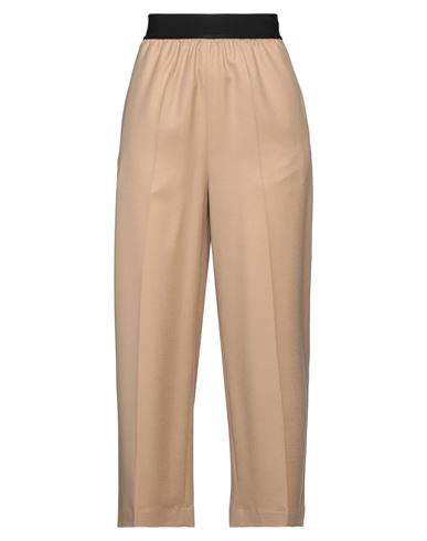 Stella Mccartney Woman Pants Camel Size 4-6 Wool, Polyester, Polyamide In Beige