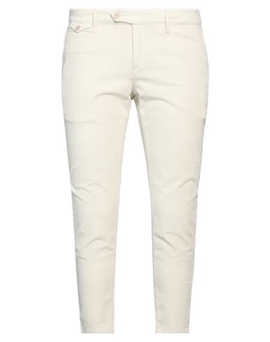 0/zero Construction Man Pants Cream Size 36 Cotton, Elastane In White