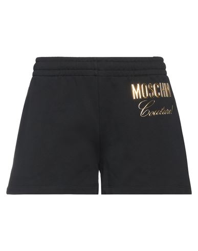 Moschino Woman Shorts & Bermuda Shorts Black Size 8 Organic Cotton