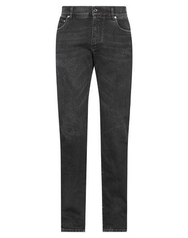 Dolce & Gabbana Man Jeans Steel Grey Size 40 Cotton, Elastane