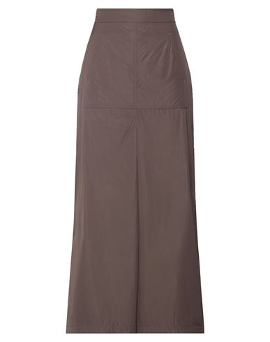 Max Mara Woman Long Skirt Dark Brown Size 8 Polyamide