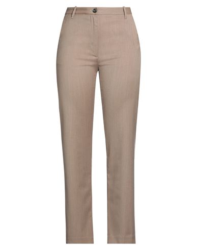 Nine:inthe:morning Nine In The Morning Woman Pants Sand Size 25 Virgin Wool, Viscose, Polyester, Elastane In Beige