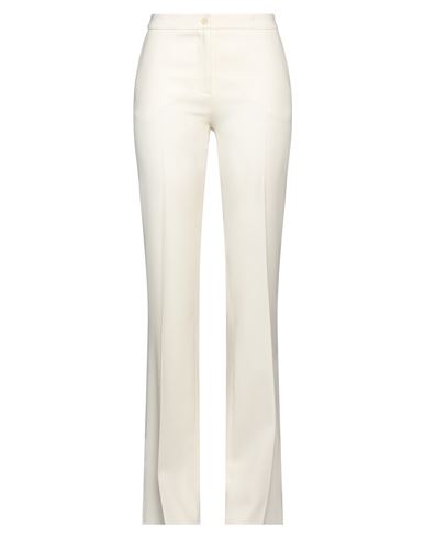 Etro Woman Pants Ivory Size 10 Virgin Wool, Elastane In White