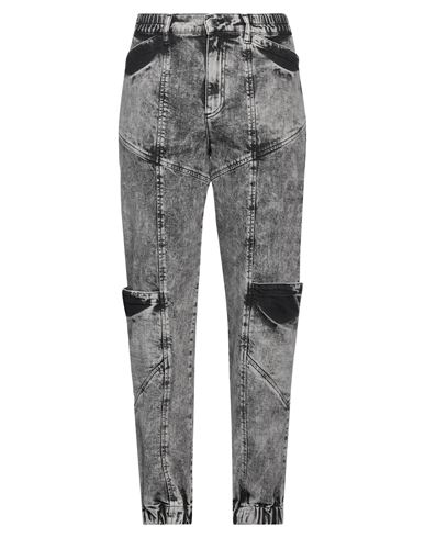 Retroféte Retrofête Woman Denim Pants Grey Size 29 Cotton, Elastane