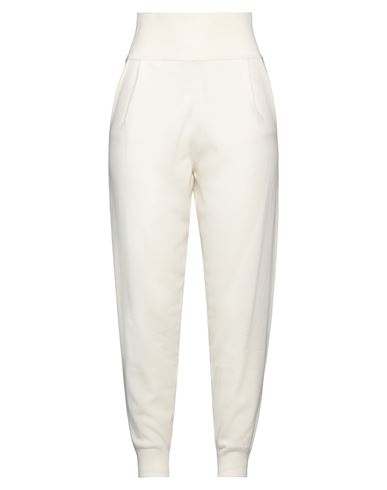 Art Essay Ivory-coloured Cashmere Joggers In White