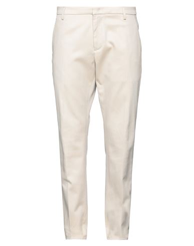 Dondup Man Pants Beige Size 35 Virgin Wool, Cotton, Elastane In Beige
