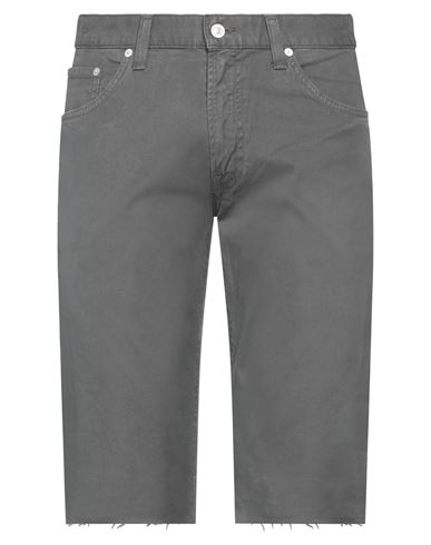 Citizens Of Humanity Man Shorts & Bermuda Shorts Lead Size 34 Cotton, Polyurethane In Grey