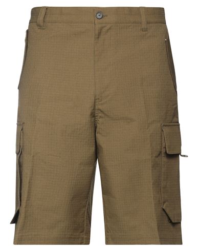 Kenzo Man Shorts & Bermuda Shorts Military Green Size 33 Cotton, Polyester, Elastane