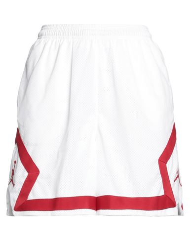 Shop Jordan Woman Shorts & Bermuda Shorts White Size L Polyester