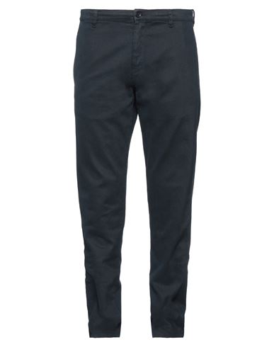Aspesi Man Pants Midnight Blue Size 34 Cotton, Elastane In Blue