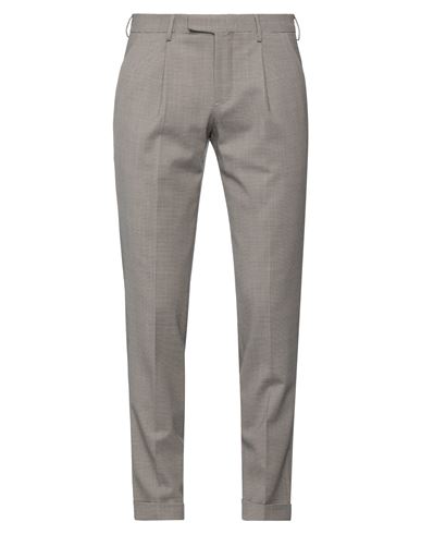Pt Torino Man Pants Sand Size 40 Virgin Wool, Elastane In Beige