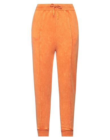 House Of Holland Woman Pants Orange Size S Cotton, Polyester