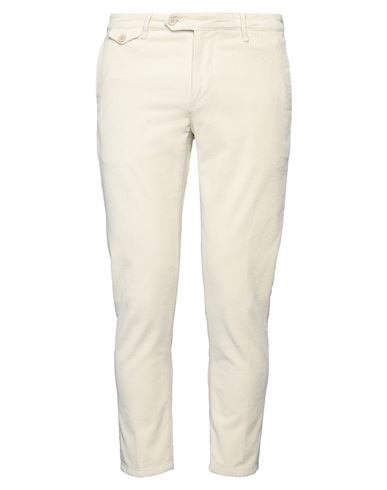 0/zero Construction Man Pants Cream Size 36 Cotton, Elastane In White