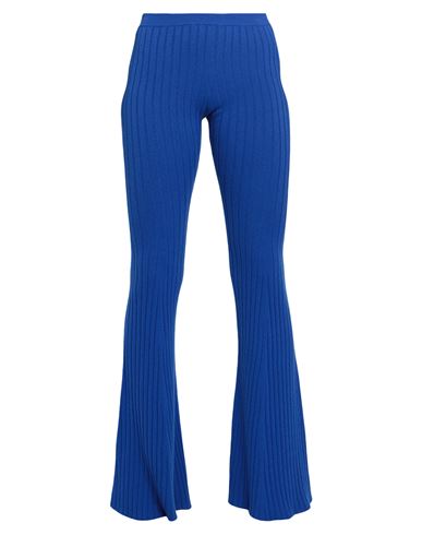 Versace Woman Pants Bright Blue Size 6 Wool, Cashmere, Polyamide