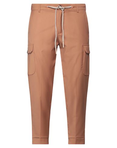Gazzarrini Man Pants Tan Size 38 Polyester, Rayon, Elastane In Brown