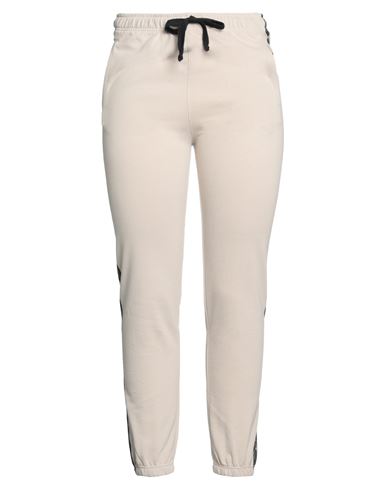 Juvia Woman Pants Beige Size S Cotton, Polyester