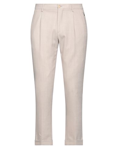 Etro Man Pants Dove Grey Size 38 Wool, Elastane