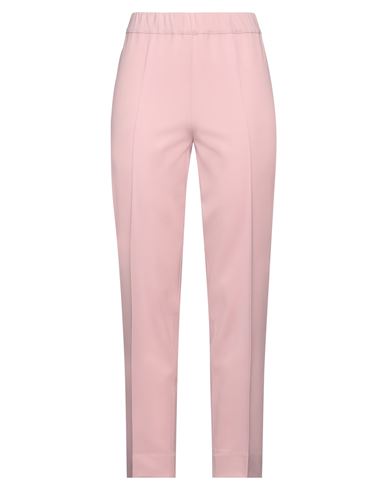 D-exterior D. Exterior Woman Pants Pink Size 12 Wool, Lycra