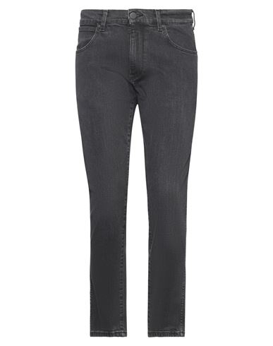Shop Wrangler Man Jeans Black Size 30w-30l Cotton, Elastane