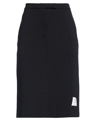 Thom Browne Woman Midi Skirt Navy Blue Size 8 Virgin Wool