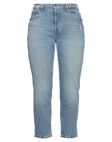 Guess Woman Jeans Blue Size 26w-27l Cotton, Elastane In Blue