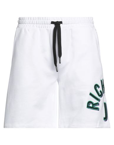 John Richmond Man Shorts & Bermuda Shorts White Size Xxl Cotton