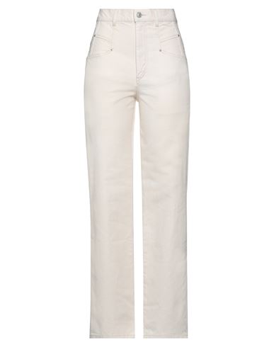 Isabel Marant Woman Denim Pants Cream Size 2 Cotton In White