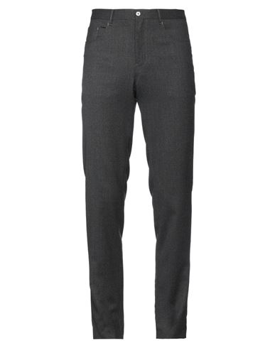 Pt Torino Man Pants Lead Size 32 Cotton, Polyester, Virgin Wool, Elastane In Grey