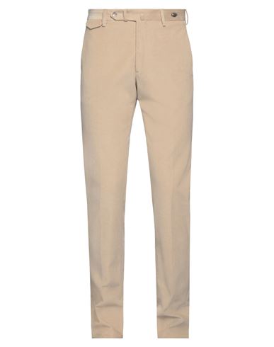 Shop Tagliatore Man Pants Beige Size 30 Cotton, Elastane