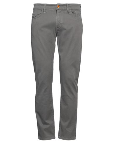 Shop Jeckerson Man Pants Grey Size 32 Cotton, Elastane