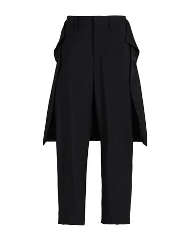 Burberry Man Pants Black Size 34 Mohair Wool, Virgin Wool