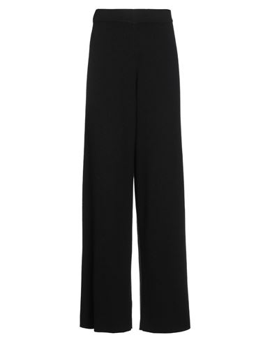 Soallure Woman Pants Black Size M Viscose, Wool, Polyamide, Cashmere