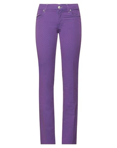 Jacob Cohёn Woman Pants Purple Size 28 Cotton, Elastane