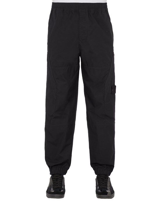 TROUSERS Man 308F1 STONE ISLAND GHOST PIECE_O-VENTILE® Front STONE ISLAND