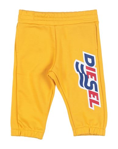 Diesel Babies'  Newborn Boy Pants Ocher Size 3 Cotton In Yellow