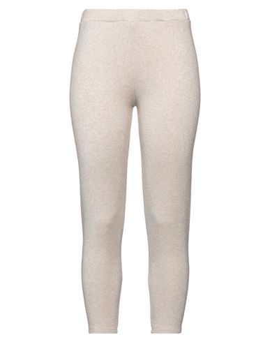 Ean 13 Woman Leggings Beige Size 10 Viscose, Polyester, Polyamide In Neutral