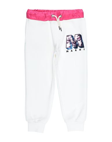 Marni Toddler Girl Pants Ivory Size 4 Cotton, Viscose In White