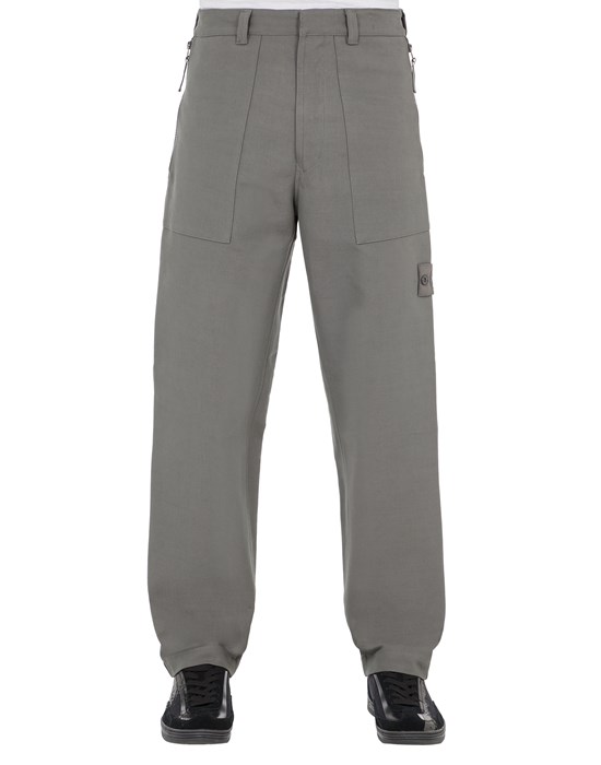 Sold out - Other colors available STONE ISLAND 306F2 STONE ISLAND GHOST PIECE TROUSERS Man Dark Gray