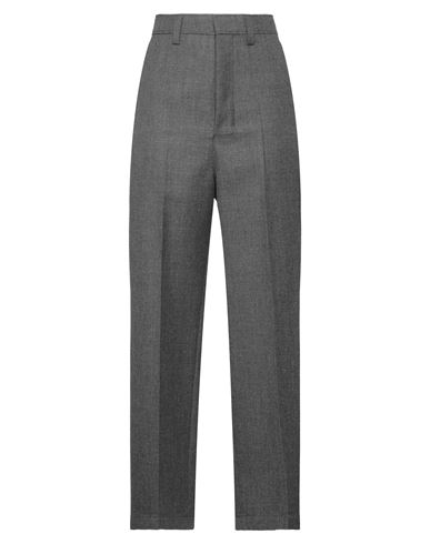Ami Alexandre Mattiussi Woman Pants Grey Size 12 Virgin Wool, Polyester