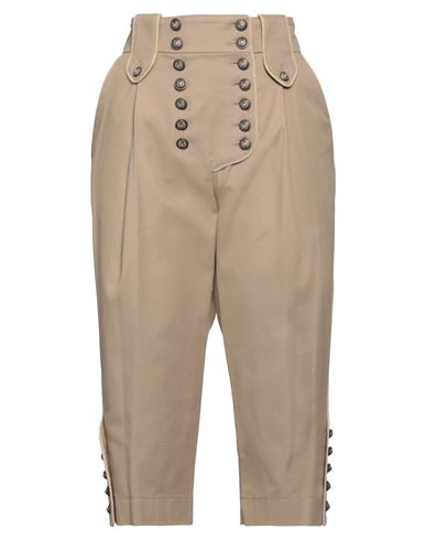 Dolce & Gabbana Woman Cropped Pants Sand Size 2 Cotton, Elastane In Beige