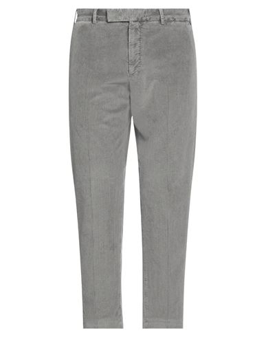 Pt Torino Man Pants Grey Size 36 Cotton, Lyocell, Elastane In Grey