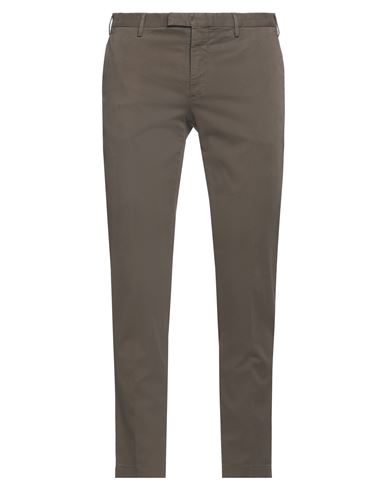 Pt Torino Man Pants Khaki Size 38 Cotton, Elastane