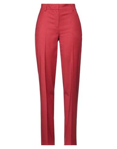 Pt Torino Woman Pants Red Size 4 Virgin Wool, Elastane