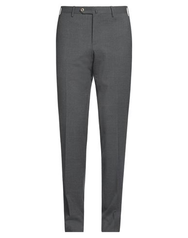Shop Pt Torino Man Pants Steel Grey Size 40 Virgin Wool, Elastane