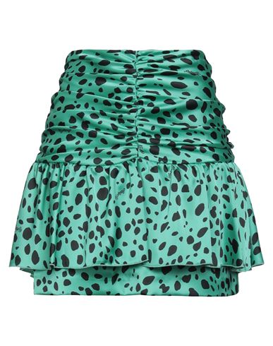 Aniye By Woman Mini Skirt Green Size 10 Polyester