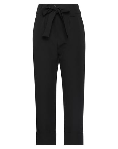 Atos Lombardini Woman Pants Black Size 10 Polyester, Elastane