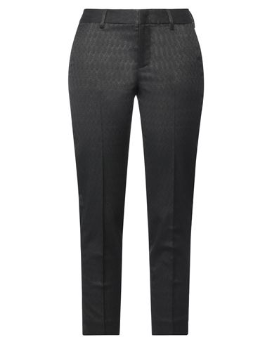 Pt Torino Woman Pants Black Size 8 Polyester, Viscose, Acetate, Polyamide, Metallic Fiber
