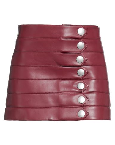 Philosophy Di Lorenzo Serafini Woman Mini Skirt Garnet Size 4 Polyester In Red